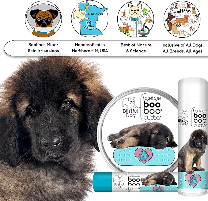 The Blissful Dog Leonberger Boo Boo Butter, 4-Ounce