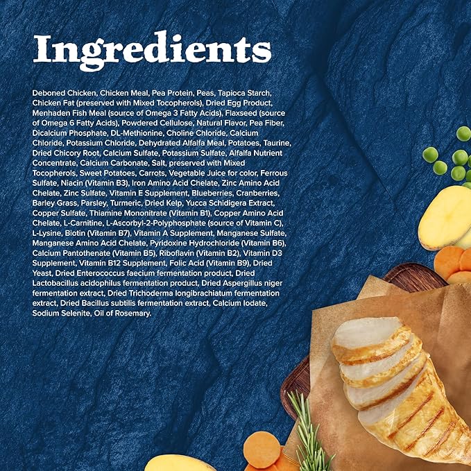 Blue Buffalo Wilderness High Protein, Natural Adult Indoor Dry Cat Food, Chicken 15-lb