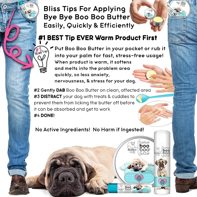 The Blissful Dog Anatolian Shepherd Boo Boo Butter, 0.15 Ounce