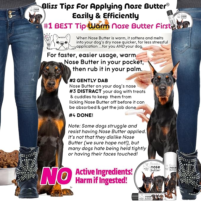 The Blissful Dog Doberman Unscented Nose Butter