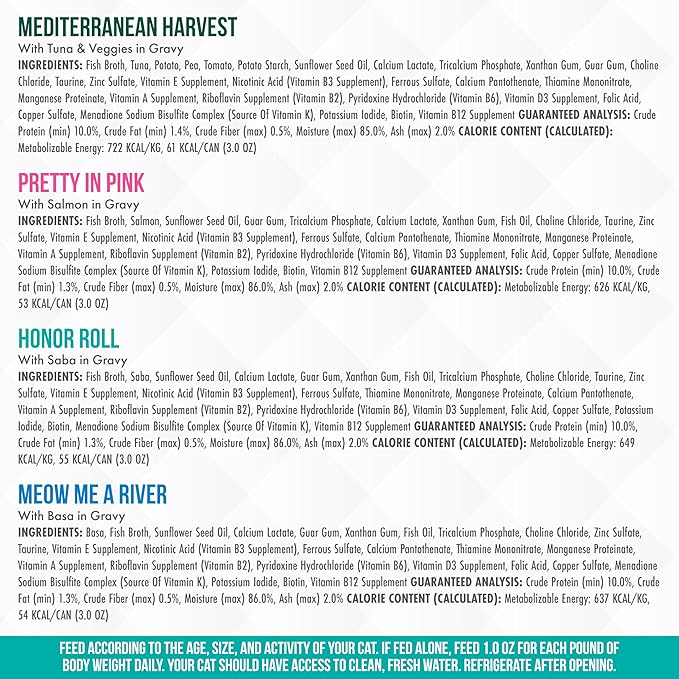 Weruva Truluxe Cat Food, Variety Pack, Trusurf, Wet Cat Food, 3Oz Cans (Pack of 24)