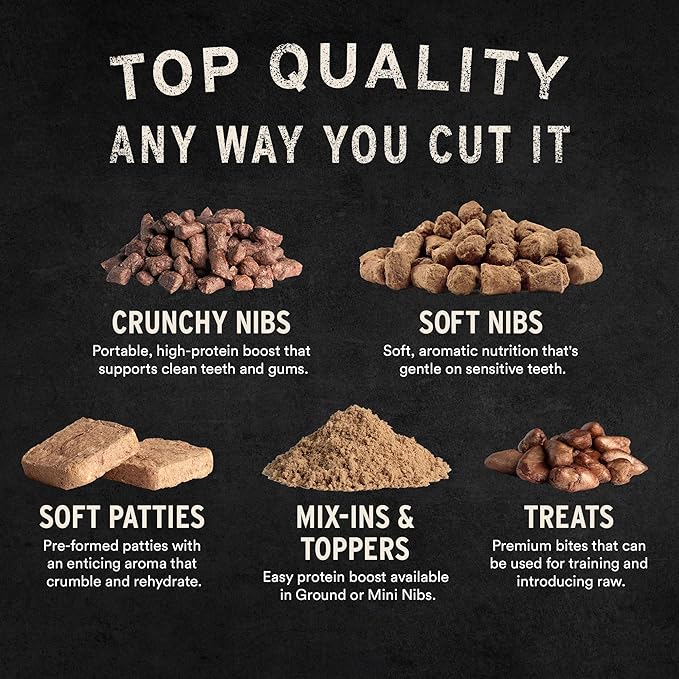 Vital Essentials Freeze Dried Raw Cat Food, Rabbit Mini Patties Entree, 8 oz