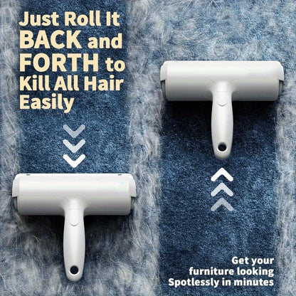 Reusable Pet Hair Remover Roller – Dog & Cat Fur Cleaner for Clothes & Sofa